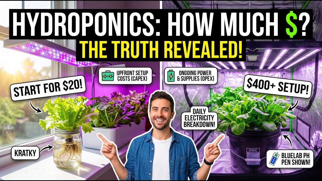 How Much Does Hydroponics Cost? Complete Budget Guide