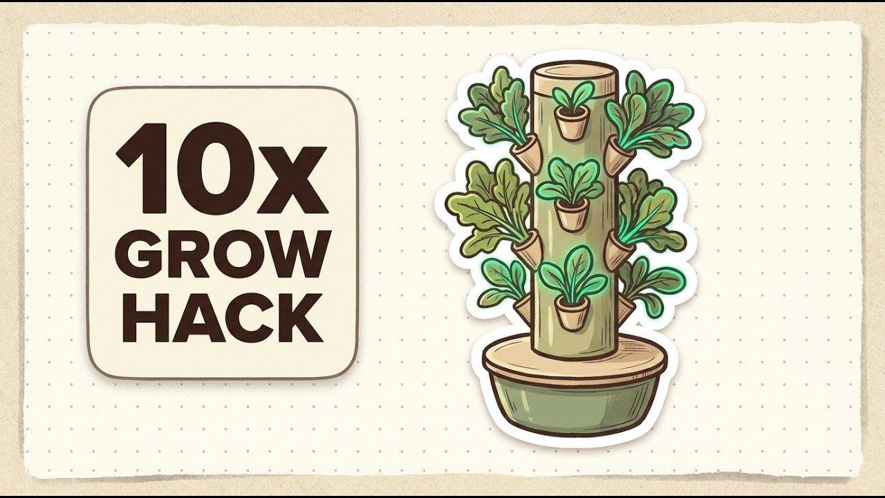 DIY Aeroponic Tower | 10x Yield High-Pressure Build Guide