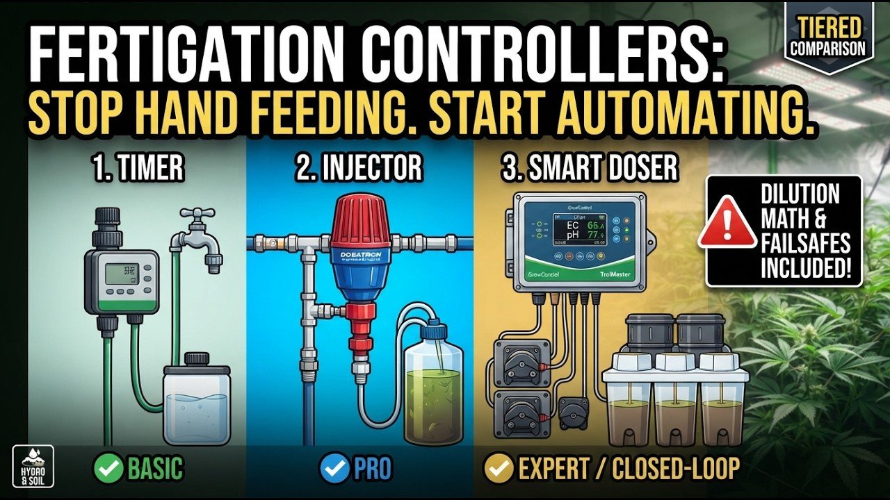 Automated Fertigation Guide: Timers, Injectors & Smart Dosers