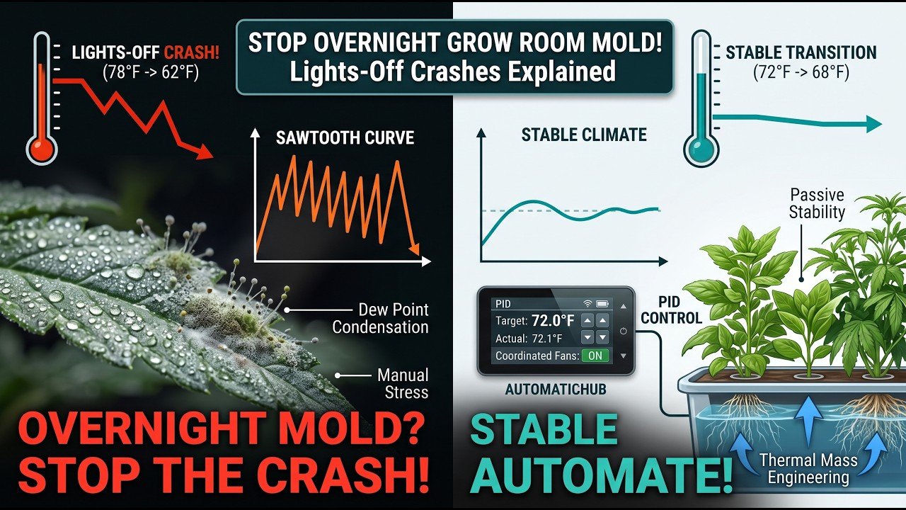 Stop Grow Room Temp Swings & The Lights-Off Crash