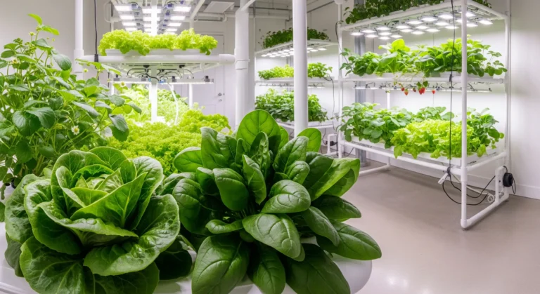 Hydroponic Lettuce & Spinach: Grow Crisp Greens in 30 Days