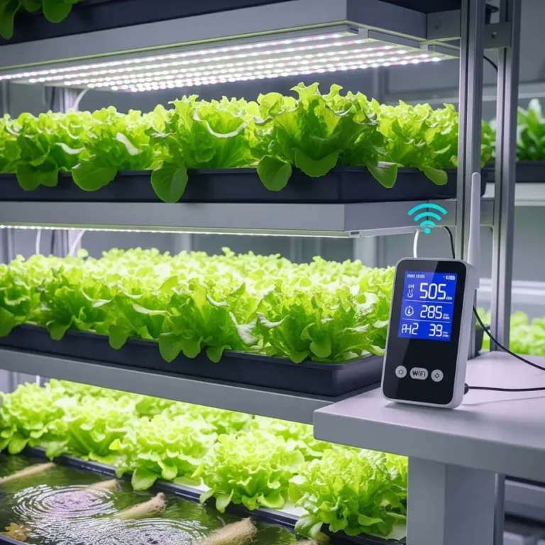 Hydroponic Wi-Fi Plant Monitoring