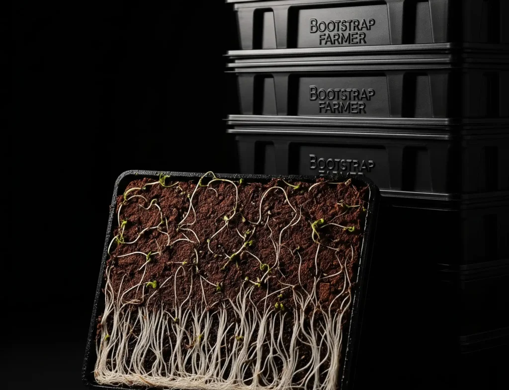 Bootstrap Farmer heavy-duty microgreens trays | commercial-grade hydroponic growing trays