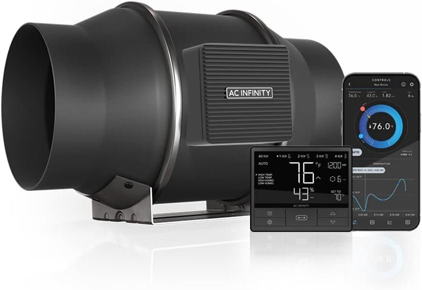 AC Infinity CLOUDLINE T6 Inline Duct Fan