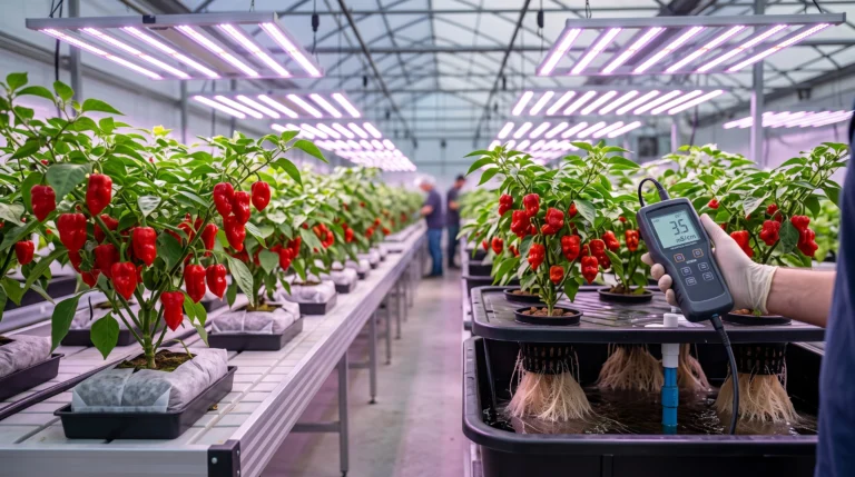 Hydroponic Pepper EC Levels: Field Notes on EC Stacking for Super-Hots
