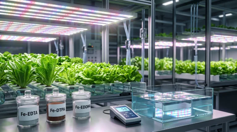 Iron Chelate Selection: DTPA vs EDDHA vs EDTA by pH Level