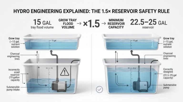 DIY Ebb and Flow Table: Build a Flood-and-Drain System for Under $100 (With Sizing Calculator)