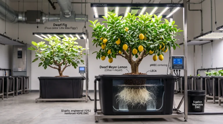 Hydroponic Dwarf Fruit Trees: Engineering DWC Systems for Citrus and Figs