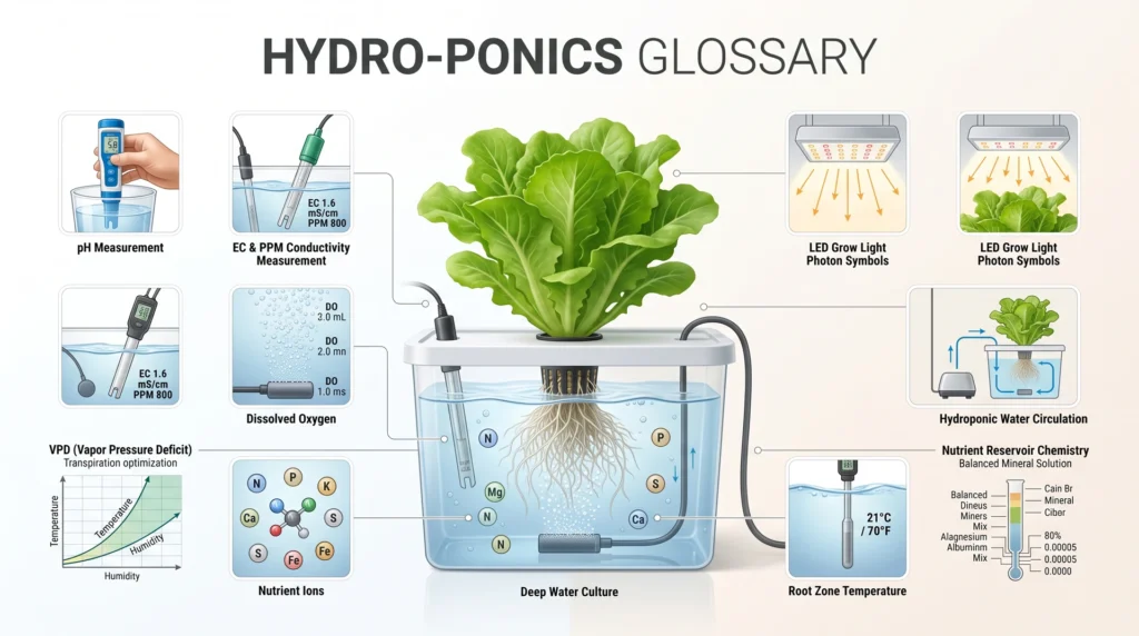Hydroponics Glossary: 100+ Technical Terms Every Grower Must Know