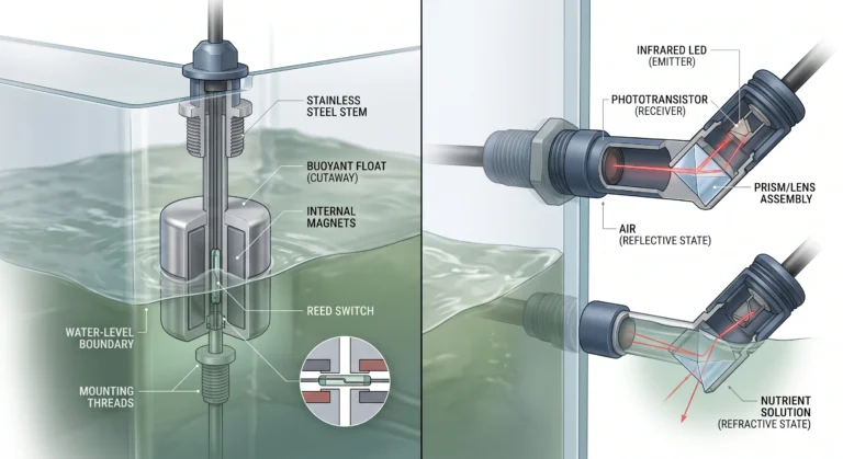 Optical Water Level Sensors vs Float Switches: Engineering Sump Tank Automation