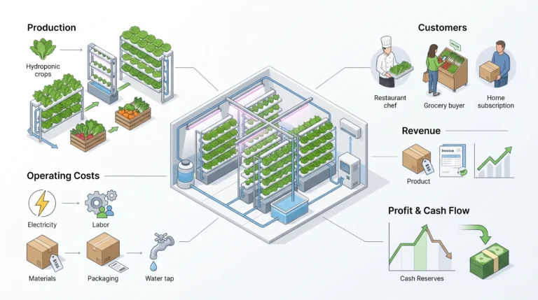 Hydroponic Farm Business Plan: A 12-Month Template for Small-Scale Producers