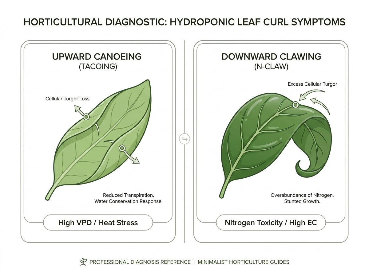 MistCulture Hydroponic Leaf Curl Cheat Sheet Cover Preview