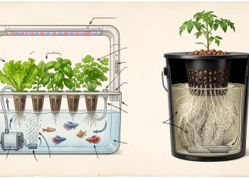 aerogarden vs custom hydroponic setup | Side by side comparison of root zones