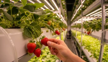 A comprehensive guide to growing hydroponic fruit like strawberries and tomatoes for superior flavor.